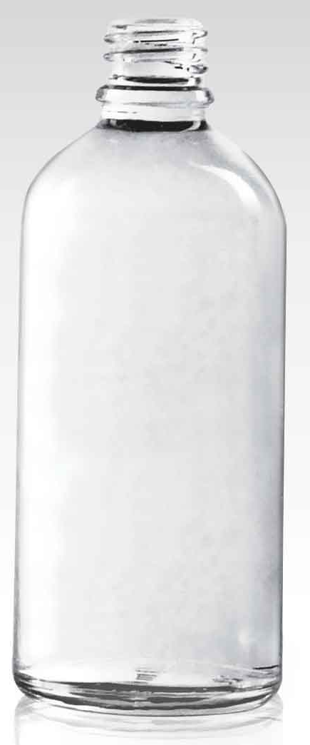 100 mL Clear DIN18 Dropper Bottle original catalog image; publication rights unconfirmed.