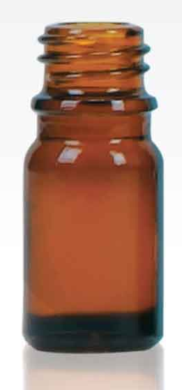 Low-resolution catalog reference for 5 mL Amber DIN18 Dropper Bottle; website image rights unconfirmed.