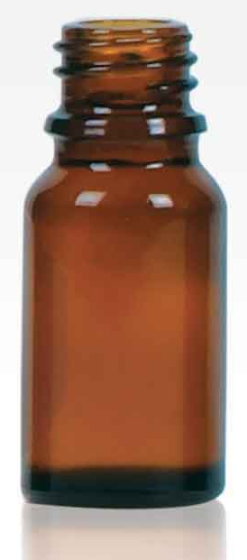 Low-resolution catalog reference for 10 mL Amber DIN18 Dropper Bottle; website image rights unconfirmed.